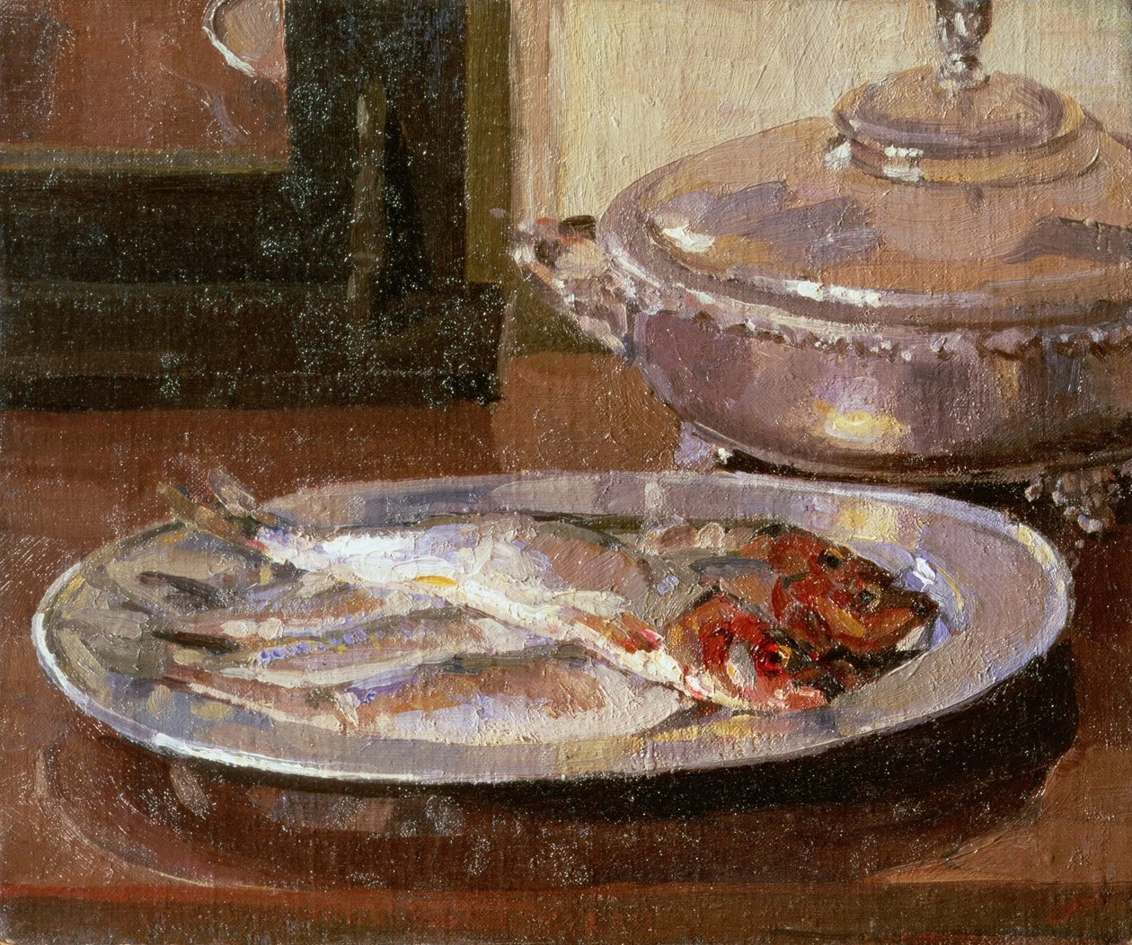 Harold Gilman - Pesce su un Piatto